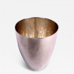 Hugo B hm Antique German Hand Hammered Silver Wine Beaker - 4087319