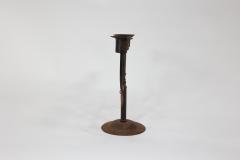 Hugo Berger Goberg Germany Hugo Berger Arts Crafts Five Branch Handmade Iron Candelabra - 4188208