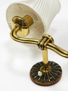 Hugo Gorge Hugo Gorge Pair Viennese Modernism Brass Sconces Wall Lights Austria 1940s - 4067386