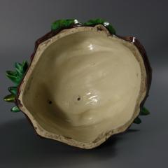 Hugo Lonitz Majolica Partridge and Chicks Candelabra Base - 4638637