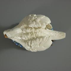 Hugo Lonitz Majolica Swan Figure - 2617607