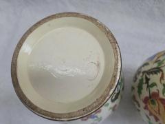 Hugo Lonitz Majolica palissy pair of jars Hugo lonitz  - 4548978