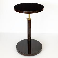 Hugues Chevalier Deco Style Macassar Ebony Adjustable Side Table by Hugues Chevalier - 1055884