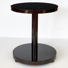 Hugues Chevalier Deco Style Macassar Ebony Adjustable Side Table by Hugues Chevalier - 1055887