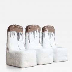 Hun Chung Lee Hun Chung Lee Unique Glazed Ceramic Three Piece Sofa 2021 - 4521487