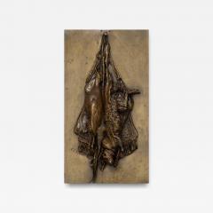 Hunt Plaque of Hare Pheasant 1850 Pierre Jules Mene - 4412807