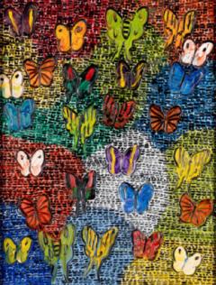 Hunt Slonem Butterflies Guardians The Departing - 4497346