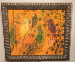 Hunt Slonem Hunt Slonem Large Tourocos Painting in Avery Canvas - 504757