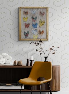 Hunt Slonem Morning Cloak Question Marks - 3399119