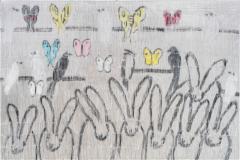 Hunt Slonem Silver Whydahs - 4497348