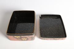 Hy kei and Jitaku Takamura Accessory Box with Prunus Blossom Design T 4891  - 3704988