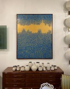 Hyunae Kang Hyun Ae Kang Modern Abstract Mixed Media on Canvas Gleam  - 4645099