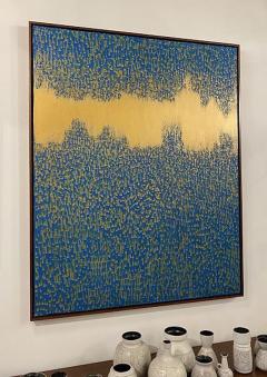 Hyunae Kang Hyun Ae Kang Modern Abstract Mixed Media on Canvas Gleam  - 4645108