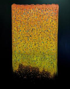 Hyunae Kang Hyun Ae Kang Modern Abstract Mixed Media on Canvas Painting Windows in Heaven Hyunae Kang - 4617437