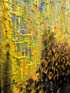 Hyunae Kang Hyun Ae Kang Modern Abstract Mixed Media on Canvas Painting Windows in Heaven Hyunae Kang - 4617438