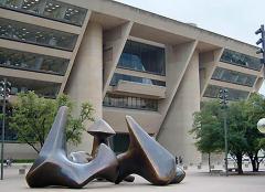 I M Pei Architectural Bench from the Iconic I M Pei Dallas City Hall - 1204948