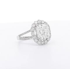 IGI Certified 4 91 Carat TW Lab Grown Diamond Engagement Ring - 3504513