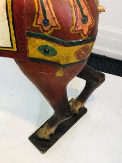 IMPORTANT CARVED TURN OF THE CENTURY CAROUSEL HORSE - 1025517