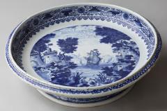 IMPORTANT MID 18TH CENTURY CIRCULAR FAIENCE BASIN OR SHOW PIECE - 3937501