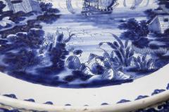 IMPORTANT MID 18TH CENTURY CIRCULAR FAIENCE BASIN OR SHOW PIECE - 3937516