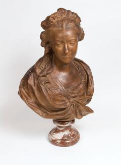 IMPORTANT TERRACOTTA BUST OF MADAME DU BARRY - 2285199