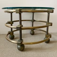 INDUSTRIAL BRASS AND METAL TABLE - 3434350