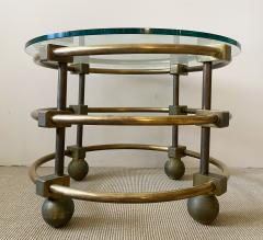 INDUSTRIAL BRASS AND METAL TABLE - 3434352