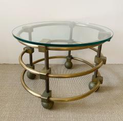 INDUSTRIAL BRASS AND METAL TABLE - 3434353