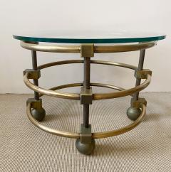 INDUSTRIAL BRASS AND METAL TABLE - 3434354