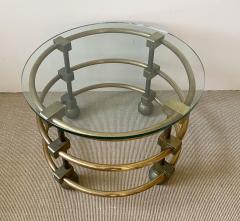 INDUSTRIAL BRASS AND METAL TABLE - 3434355