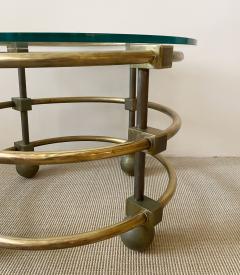 INDUSTRIAL BRASS AND METAL TABLE - 3434357