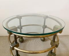 INDUSTRIAL BRASS AND METAL TABLE - 3434358