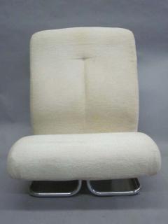 IPE Bologna Rare Pair of Italian Mid Century Modern Space Age Lounge Chairs by IPE - 1799872