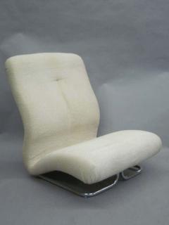 IPE Bologna Rare Pair of Italian Mid Century Modern Space Age Lounge Chairs by IPE - 1799873