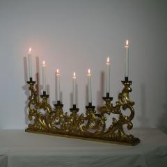 ITALIAN 18TH C LARGE BAROQUE GILT WOOD CANDELABRA CIRCA 1750 - 1243117