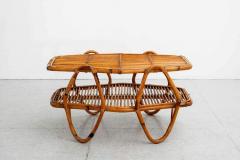ITALIAN BAMBOO COFFEE TABLE - 1348254