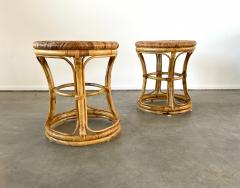 ITALIAN BAMBOO FOOT STOOLS - 2328618