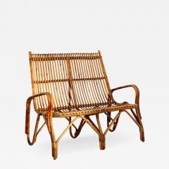 ITALIAN BAMBOO SETTEE - 1365976