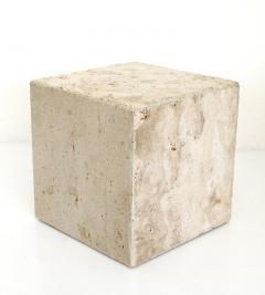 ITALIAN CREAM TRAVERTINE SIDE TABLES OR COFFEE TABLES - 1813007