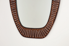 ITALIAN ENAMEL MIRROR - 3050158