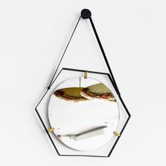 ITALIAN FLOATING HEXAGON MIRROR - 1572718