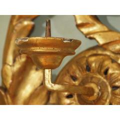 ITALIAN GOLD CARVED WOOD SCONCES - 797830