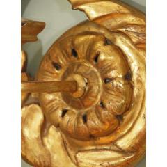 ITALIAN GOLD CARVED WOOD SCONCES - 797832