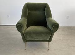ITALIAN GREEN MOHAIR LOUNGE CHAIRS - 1964826