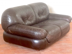ITALIAN LEATHER LOVESEAT - 2768039