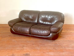ITALIAN LEATHER LOVESEAT - 2768150