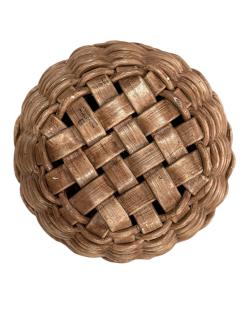 ITALIAN MID CENTURY MATTE CERAMIC BASKET OF VEGETABLES CENTERPIECE - 4557653