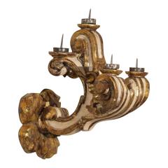 ITALIAN PAINTED GILT WOOD SCONCES - 797787