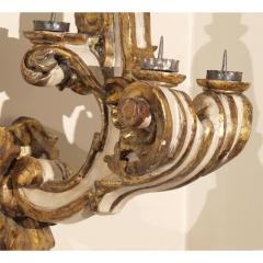 ITALIAN PAINTED GILT WOOD SCONCES - 797792