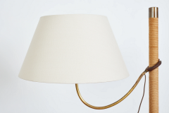 ITALIAN ROPE LEATHER FLOOR LAMP 1950S - 3421078